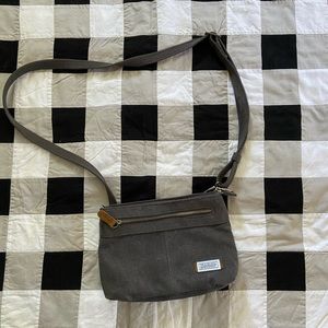 Travelon Grey Canvas crossbody bag